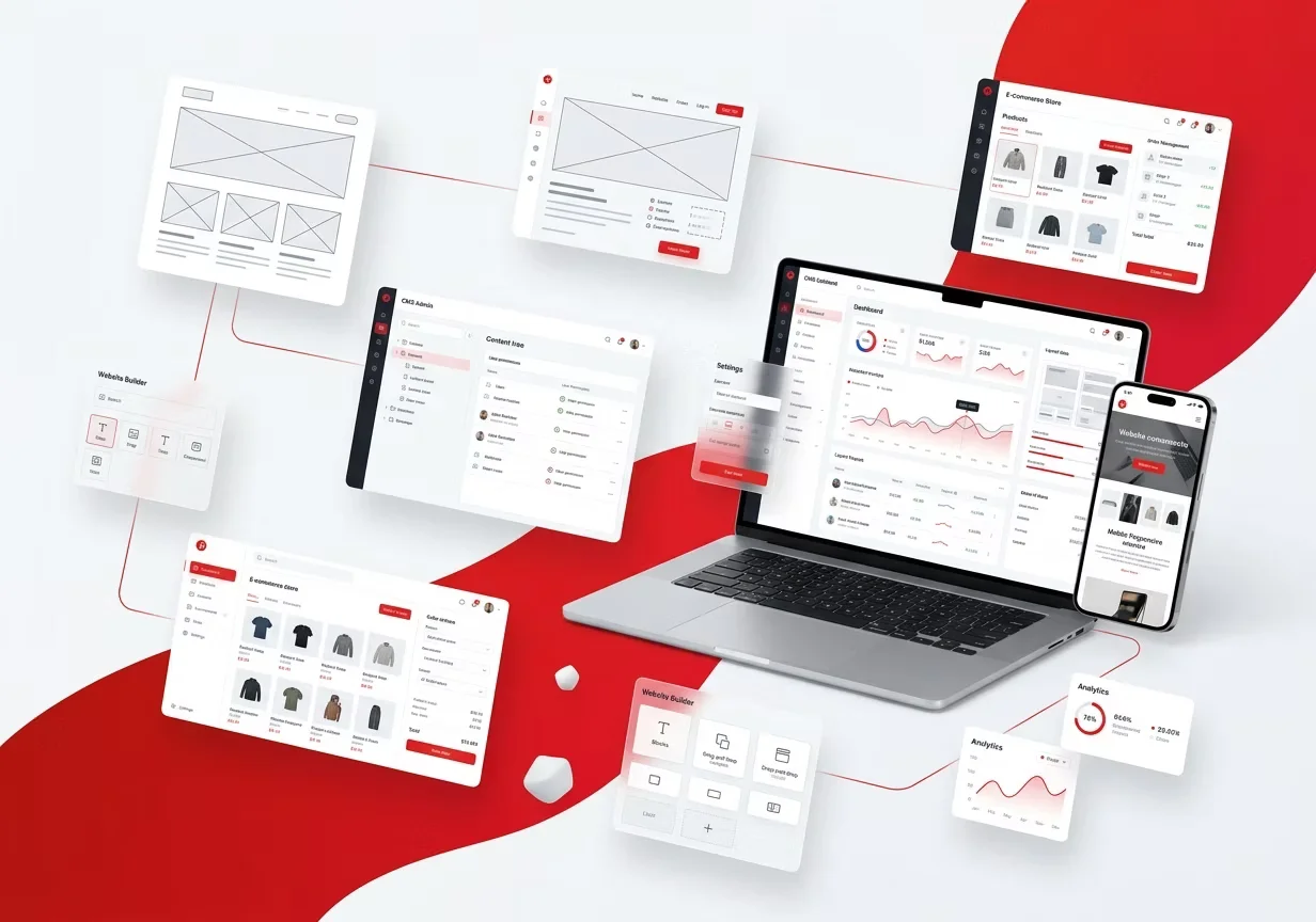 CMS website development services by Crytonix Code in New York
